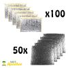 PACK ISOLATION OPTION 1 : 100 partitions isolantes + 50 couvre-cadres isolants CHOIX ISOLANTS : Isolants réflecteurs