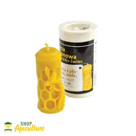 Bougie Cire d'abeille BIO - modèle Cube
